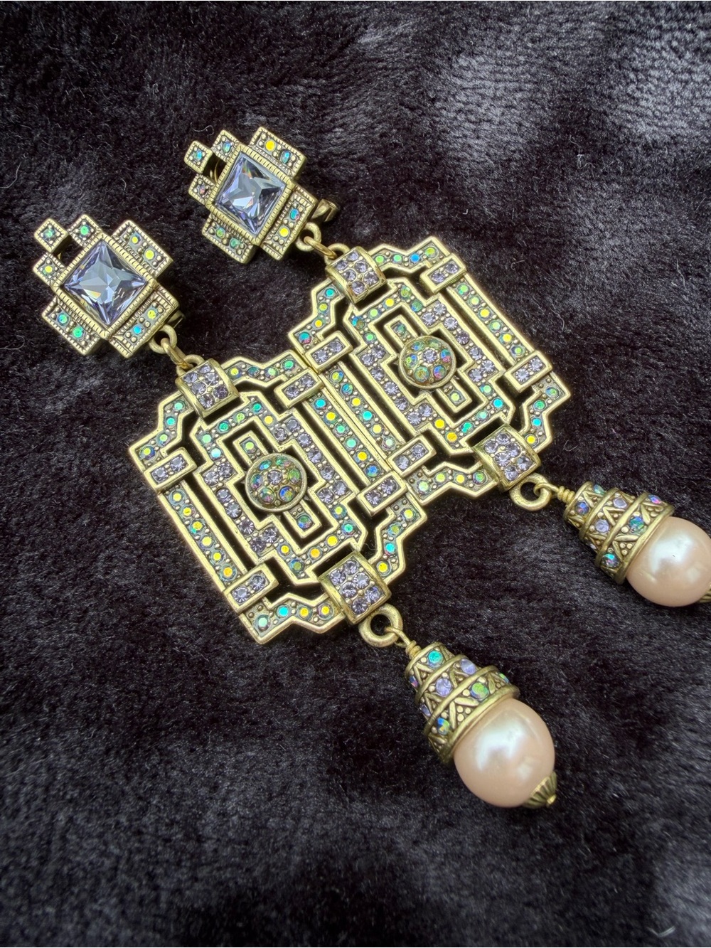Heidi Daus "Classic Edition" Crystal Drop Earrings